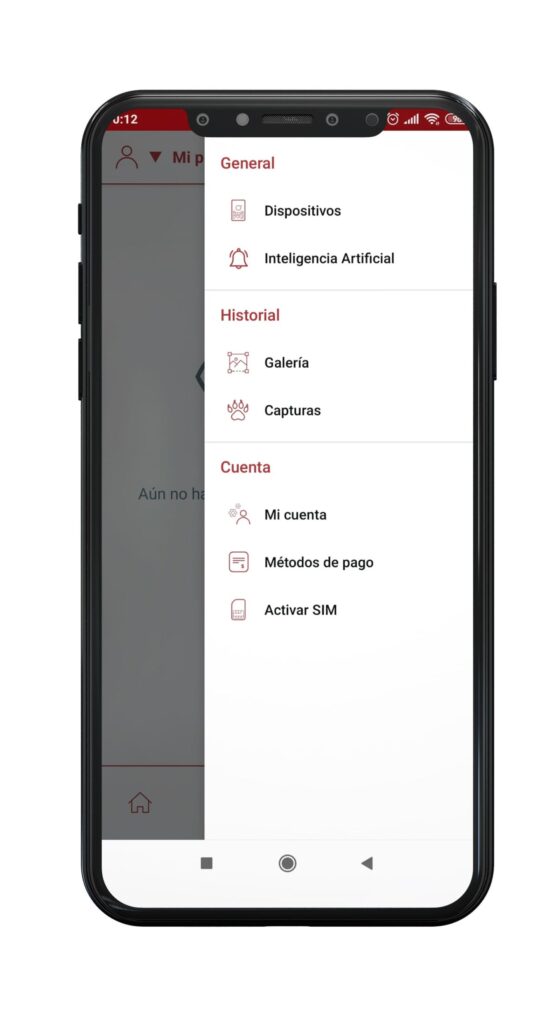App renyn menú.