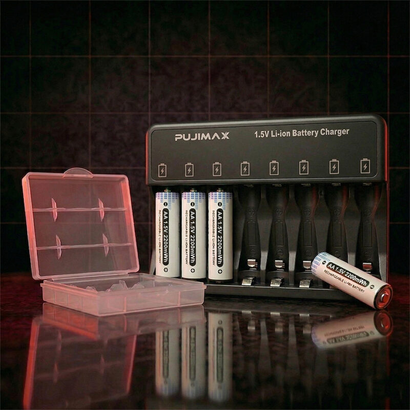 Pack 8 pilas AA, 1.5v, 2200mah